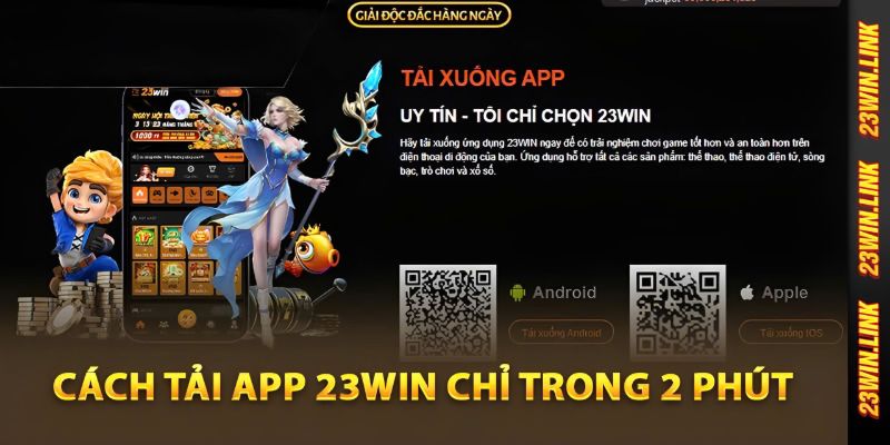 các bước cài đặt 23win cho android 